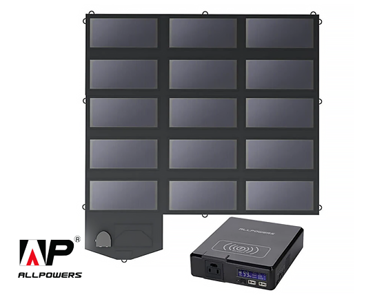 ALLPOWERS: Solar Generator Kit 200W (S200 + SP012 100W Solar Panel)